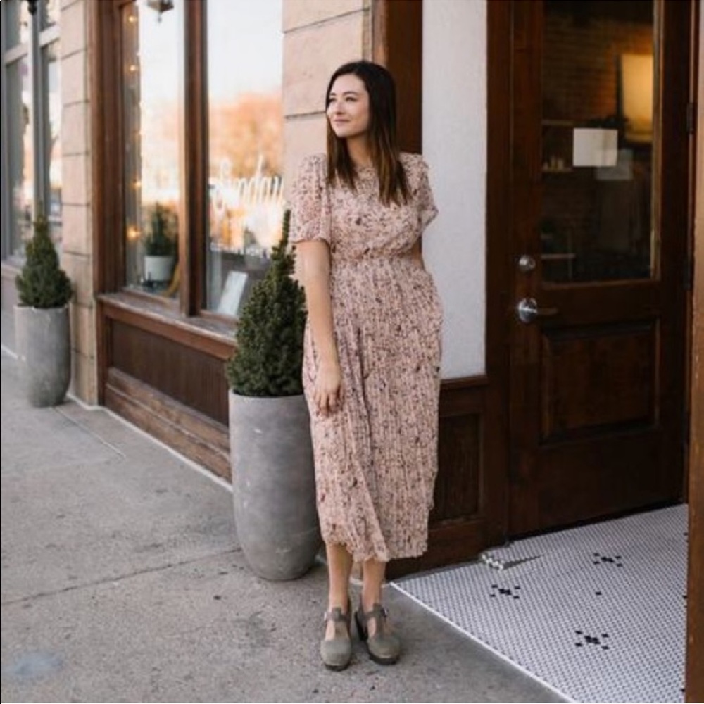 Hayden Blush Floral Maxi Dress